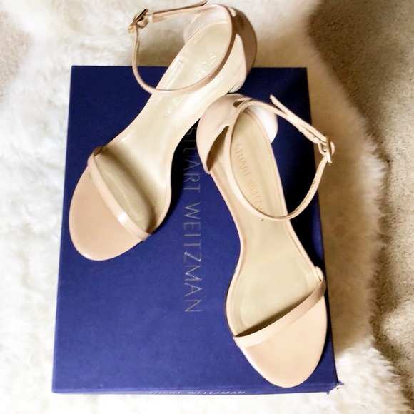 Stuart Weitzman Nudistsong Ankle Strap Sandal - Picture 2 of 7